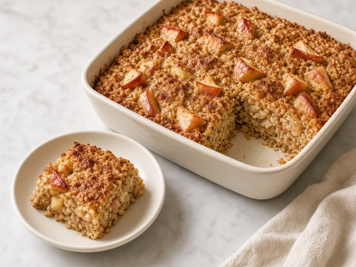 Baked Apple Cinnamon Oatmeal