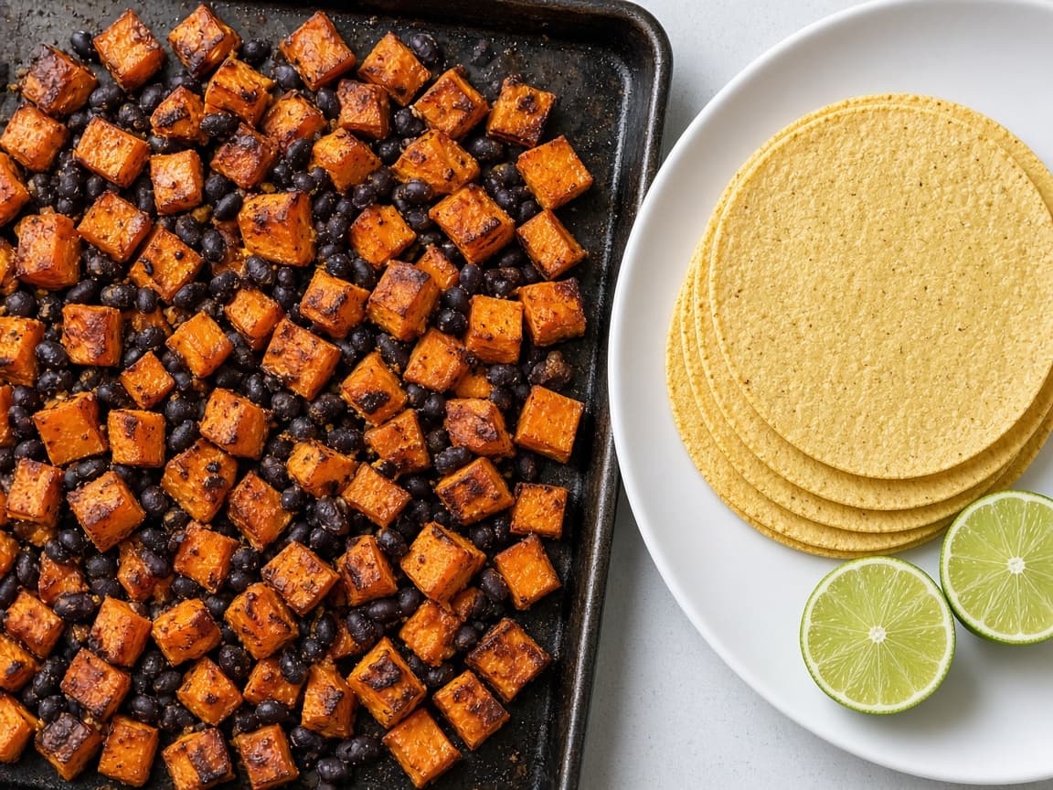 Black Bean Sweet Potato Tacos