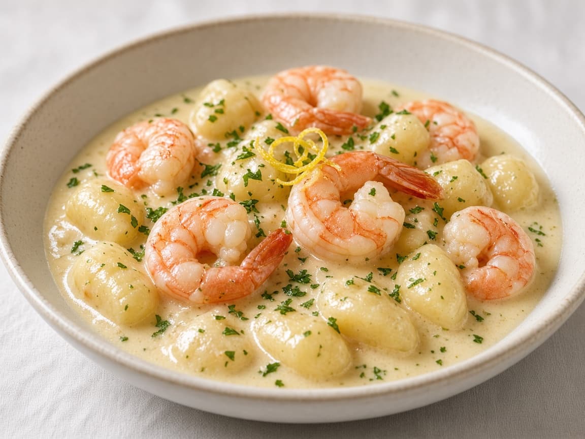 Creamy Shrimp and Gnocchi