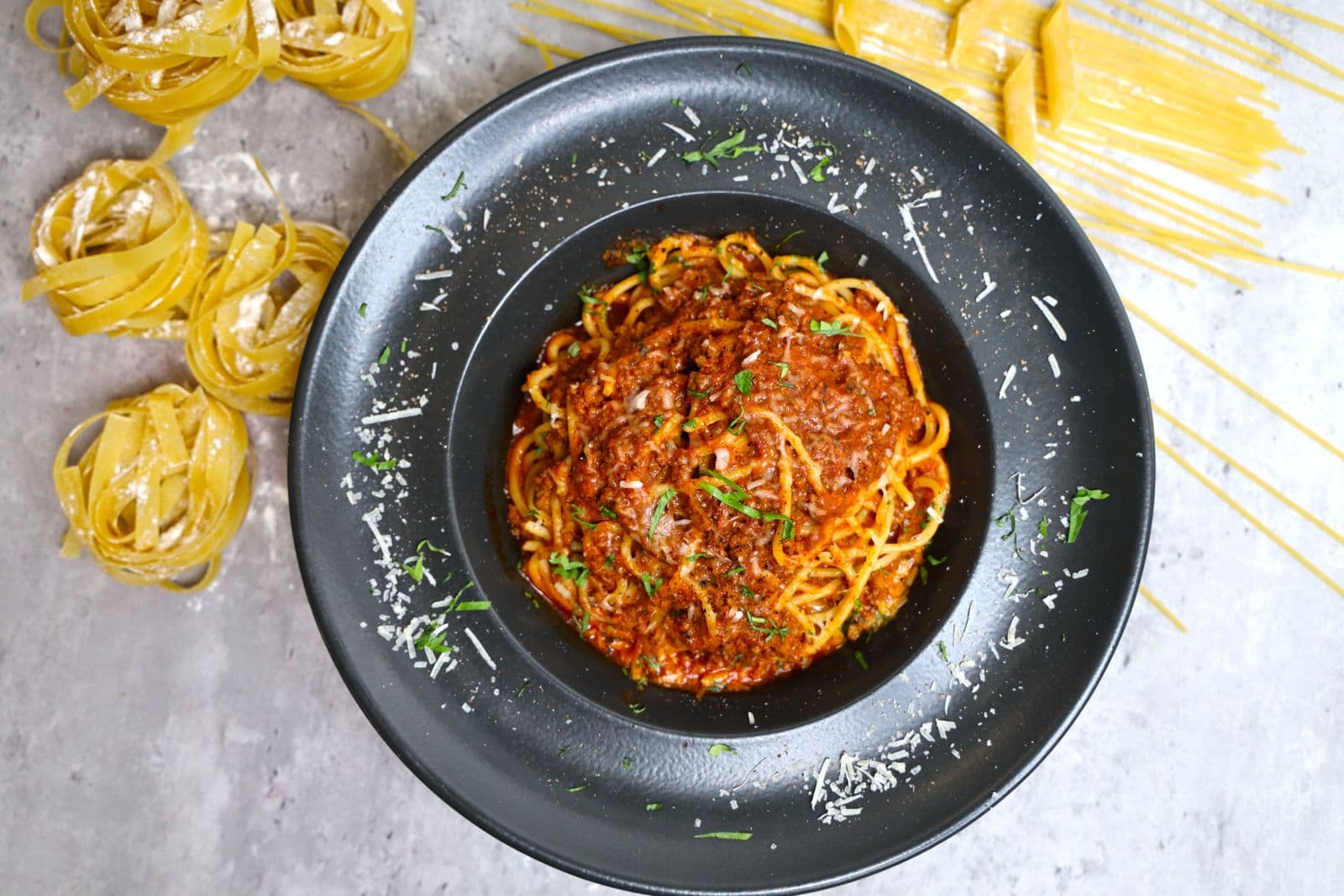 One Skillet Camp Spaghetti