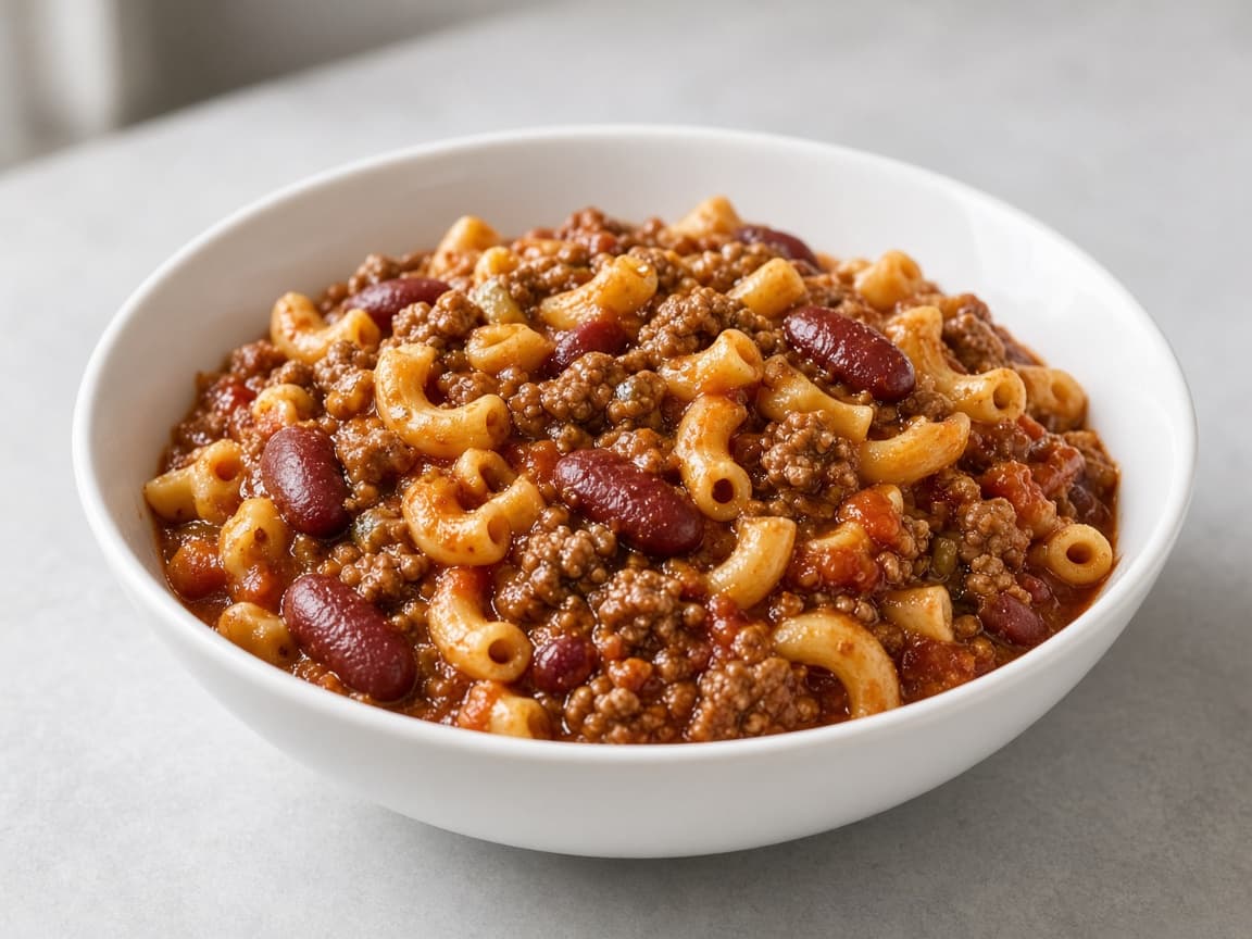 Slow Cooker Chili Mac
